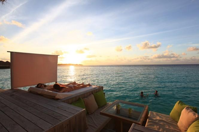 resort tanning deck maldives resort tanning deck maldives